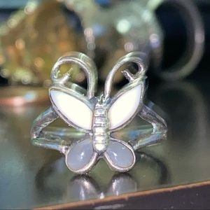 925 Sterling Silver Butterfly Ring